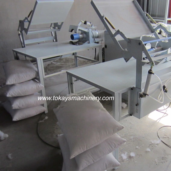 Automatic Fibre Polyester Fiber Opening Carding Pillow Cushion Pad Filling Stuffing Making Machine for Home Textiles Production Line